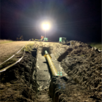 Working on a Pipeline During the Night